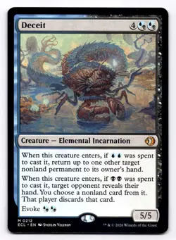 Deceit ECL 212 - Normal - NM - Magic the Gathering - Image 1