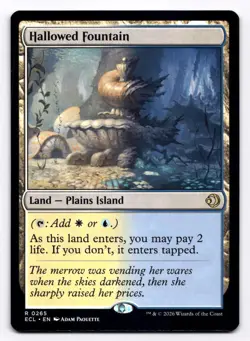 Hallowed Fountain ECL 265 - Normal - NM - Magic the Gathering - Image 1