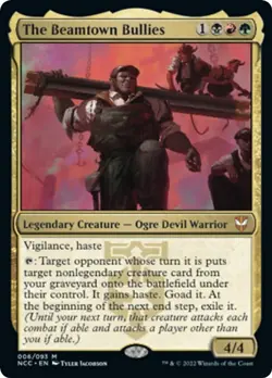 NM Foil - The Beamtown Bullies [NCC - 6] Commander: Streets of New Capenna - Image 1