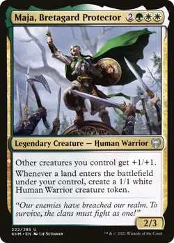 Maja, Bretagard Protector - 222 / English / Near Mint MTG - Image 1