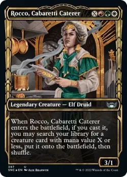 Foil - Rocco, Cabaretti Caterer (Gilded Foil) - 397 / NM / English MTG - Image 1