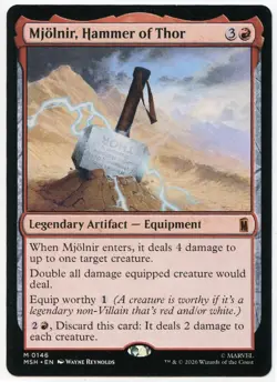 2026 MTG: Marvel Super Heroes MJOLNIR, Hammer of Thor Mythic #0146 - Image 1