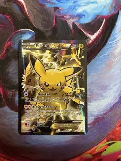 Pokemon TCG - Pikachu EX XY124 Black Star Promo 2016 - LP Condition - Rare - Image 1