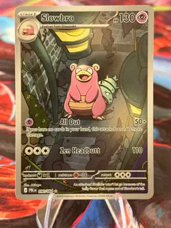 Pokemon TCG Pitch Black Slowbro 090/084 Illustration Rare - Image 1
