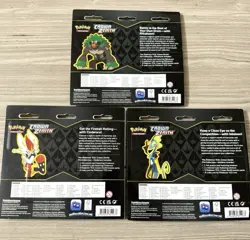 Pokemon TCG Crown Zenith Pin Collection Booster Blister Lot - Set of 3 - Sealed - Image 2