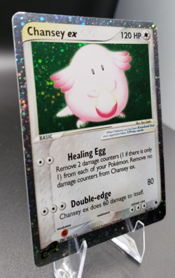 Pokemon TCG Chansey EX 96/109 - EX Ruby & Sapphire Holo Crease - Image 3