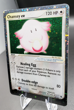 Pokemon TCG Chansey EX 96/109 - EX Ruby & Sapphire Holo Crease - Image 4