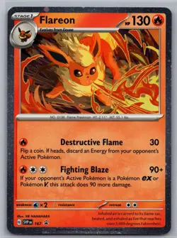 Flareon (Cosmos Holo) 167 Holo P Scarlet & Violet Promo Pokemon Holo NM - Image 1