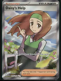 Daisy's Help 195/165 Ultra Rare 151 Pokemon Holo Near Mint - Image 1