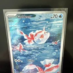 Pokemon TCG Goldeen 087/084 Pitch Black Illustration Rare Holofoil - Image 3