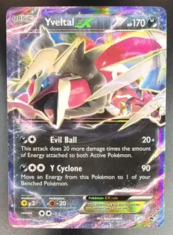2016 Pokemon XY Promos Yveltal Shiny Holo #XY150 - Image 1