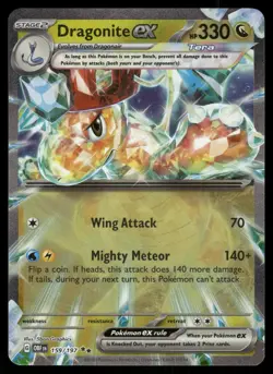 Dragonite ex 159/197 Double Rare Obsidian Flames Pokemon Holo Near Mint - Image 1