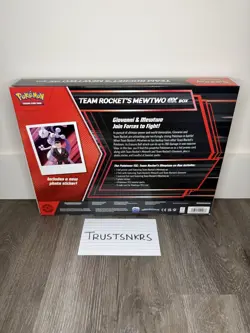 Pokemon Scarlet & Violet - Destined Rivals Team Rocket's Mewtwo EX Box ✅SEALED✅ - Image 2