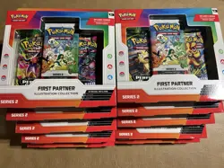 Pokemon First Partner Illustration Collection Series 2 Sealed New (LOT OF 10) - Image 1