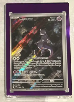 Pokemon 2023 SVP EN-SV Black Star Promo #052 Mewtwo 151 Ultra-Premium Coll - Image 1