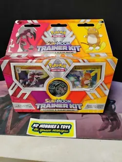 Pokemon TCG Sun and Moon Trainer Kit Lycanroc & Alolan Raichu, Brand New 2017 - Image 1