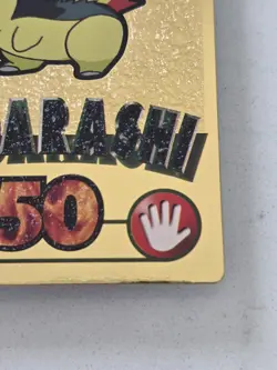 Pokemon Meiji Cyndaquil Gold Foil Japanese Chocolate Promo Series 2000 Hinoarash - Image 3