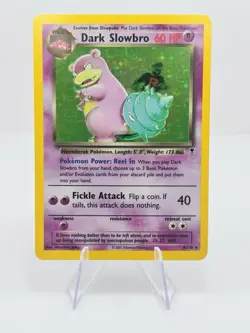 Pokemon TCG Dark Slowbro 8/110 Team Rocket Returns Holo Rare English 2002 60HP - Image 1