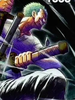 Roronoa Zoro Dash Pack Alt Art OP15-EB04 One Piece Card Promo English - NM - Image 3