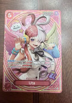 Bandai One Piece CCG Uta EB03-003 SP Super Rare Alt Art Foil English - Image 1