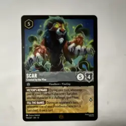 Scar-Created by the Vine Disney Lorcana TCG 94/204 Foil Legendary EN - Image 1