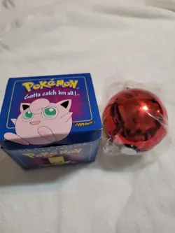 Pokemon 23k Gold Plated Jigglypuff Trading Card Sealed 1999 Blue Box Burger King - Image 1