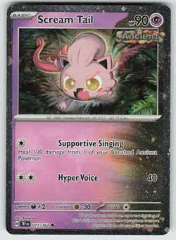 Scream Tail 077/162 Holo Uncommon Miscellaneous Cards & Products Pokemon NM - Image 1