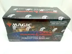 Dungeons & Dragons Adventures in The Forgotten Realms Set Booster box MTG NEW 630509982875 - Image 1