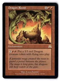 Dragon Roost LP* Onslaught ENGLISH 198/350 mtg -UnltdCards - Image 1