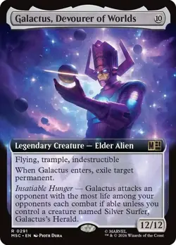 Galactus, Devourer of Worlds Extended Art Marvel Super Heroes NM MTG - Image 1