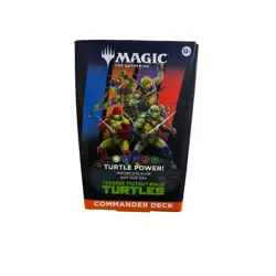 MTG Teenage Mutant Ninja Turtles Turtle Power Commander Deck Factory Sealed - Image 1