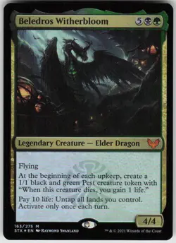 Beledros Witherbloom Strixhaven: School of Mages Magic: The Gathering Foil LP - Image 1