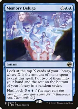 2x Memory Deluge MID NM MTG - Image 1