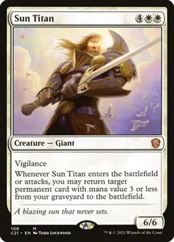 Sun Titan Commander 2021 NM MTG - Image 1