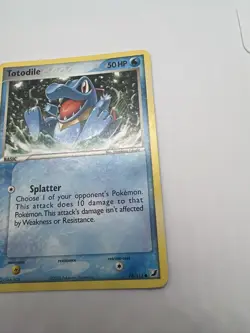 Totodile 78/115 EX Unseen Forces Non-Holo 2005 Pokemon Card MP - Image 3
