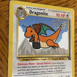 Dragonite #5 - Movie Black Star Promo (The First Movie) Pokemon Card TCG WOTC HP - Image 2
