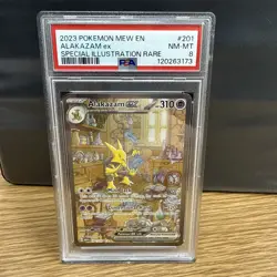 2023 Pokemon Mew en Alakazam EX Special Illustration Rare Card #201 - Image 1