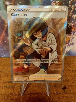 Pokemon TCG Shining Fates Ultra Rare Holo Full Art Card Cara Liss 067/072 - Image 1