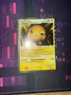 Raichu Prime Holo Rare Pokemon Card 83/90 HGSS NM/LP+ Clean - Image 1