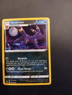 Pokemon TCG Sword & Shield Umbreon Holo Black Star Promo Card SWSH129 - Image 2