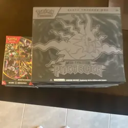 Pokemon TCG Mega Evolution Pitch Black Elite Trainer Box + Booster Bundle - Image 1