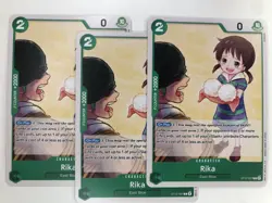3x Rika ST12-007 English One Piece Card Game Starter Deck Near Mint - Image 1