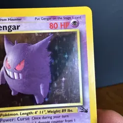Wizards of the Coast Pokemon TCG Gengar 5/62 Fossil Holo Rare 1999 EN LP - Image 4