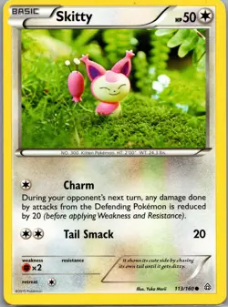 Skitty 113/160 XY - Primal Clash Pokemon TCG NM - Image 1