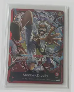 One Piece TCG Leader Monkey.D.Luffy [ST21-001] Foil English - Image 1