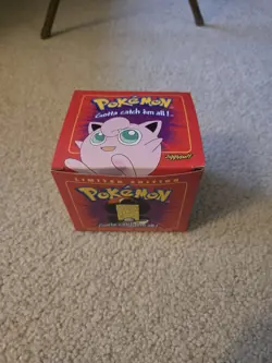 Vintage Pokemon Burger King 23k Gold Plated Trading Card Jigglypuff Sealed 1999 - Image 2