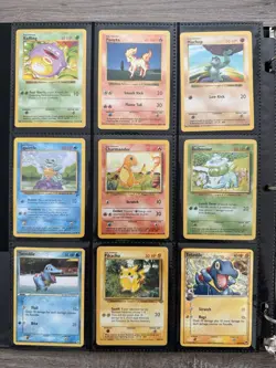 Old Pokemon Cards VINTAGE Rare Collection binder Holo WOTC 1999 Era Lot - Image 4