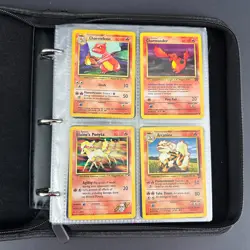 Huge Vintage Pokemon Collection Lot Binder Included 200 Cards WOTC ENGLISH LP MP - Image 1