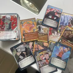 Bulk Lot Of over 100 Naruto Cards. 1st Ed, Super Rare, Rare, Uncommon, Common - Image 1