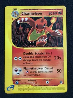 Charmeleon 073/165 Expedition Base Set e-Reader Regular English Pokemon Card NM - Image 1